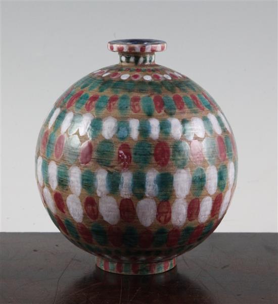 Jean Besnard (1889-1958). An Art Deco pottery globular vase, dated 1932, 15cm